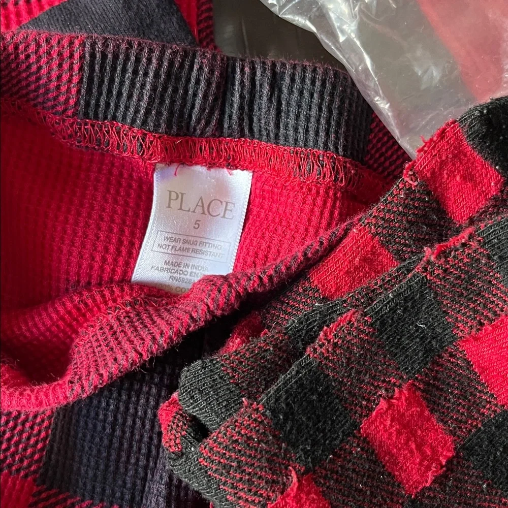 The Children’s place kids Pajamas plaid Matching Christmas Pajamas